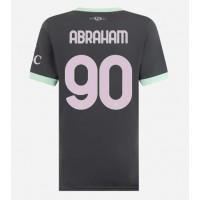 Maglia Calcio AC Milan Tammy Abraham #90 Terza Divisa Donna 2024-25 Manica Corta